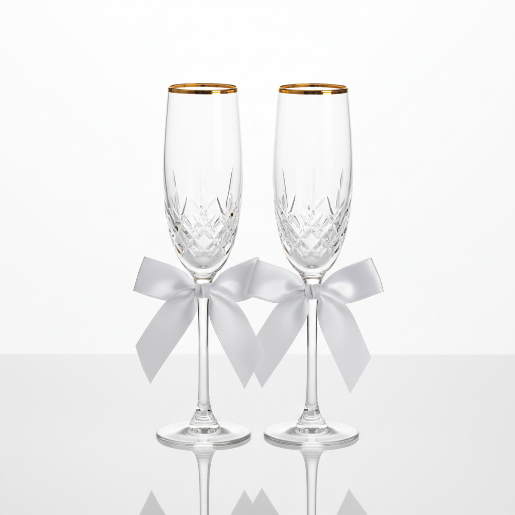 Wedding Champagne Flutes Set