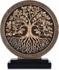 Black Gold Tree of Life Sculpture PI15