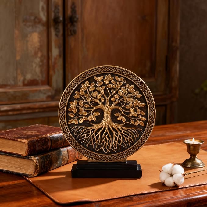 Black Gold Tree of Life Sculpture PI15 - Image 2