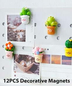 Alternative view of Cute Cactus Sunflower Magnet Set PI13