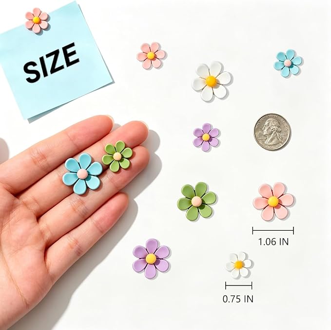 Cute Flower Decor Fridge Magnets PI9 - Image 2