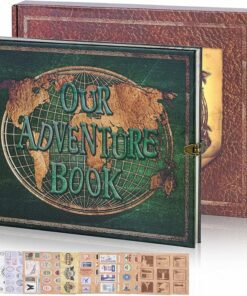 Dark Olive Green Travel Diary Photo Book PI4