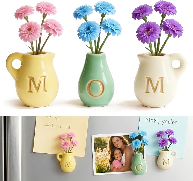 Mini Ceramic Vase Fridge Magnets PI10