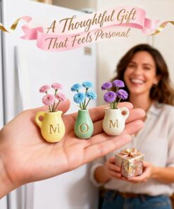 Alternative view of Mini Ceramic Vase Fridge Magnets PI10