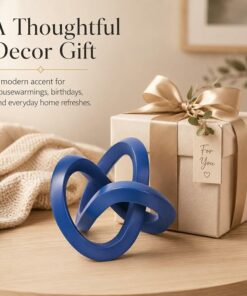 Alternative view of Navy Blue Knot Decor for Coffee Table PI19