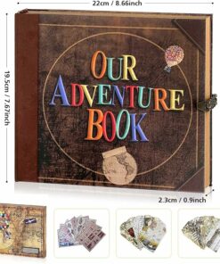 Alternative view of Our Adventure Book Vintage Scrapbook Journal PI1
