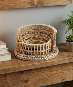 Alternative view of Roman Colosseum Model Resin Rome Souvenir Statue PI18