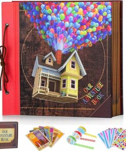 Up House Book Vintage Scrapbook Journal PI2