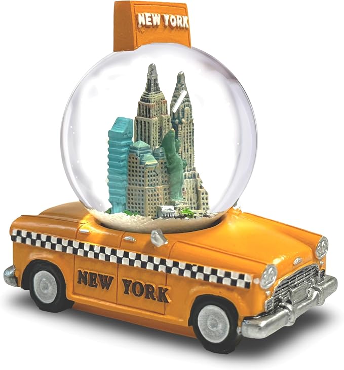 City-Souvenirs Mini NYC Taxi Snow Globe PI26