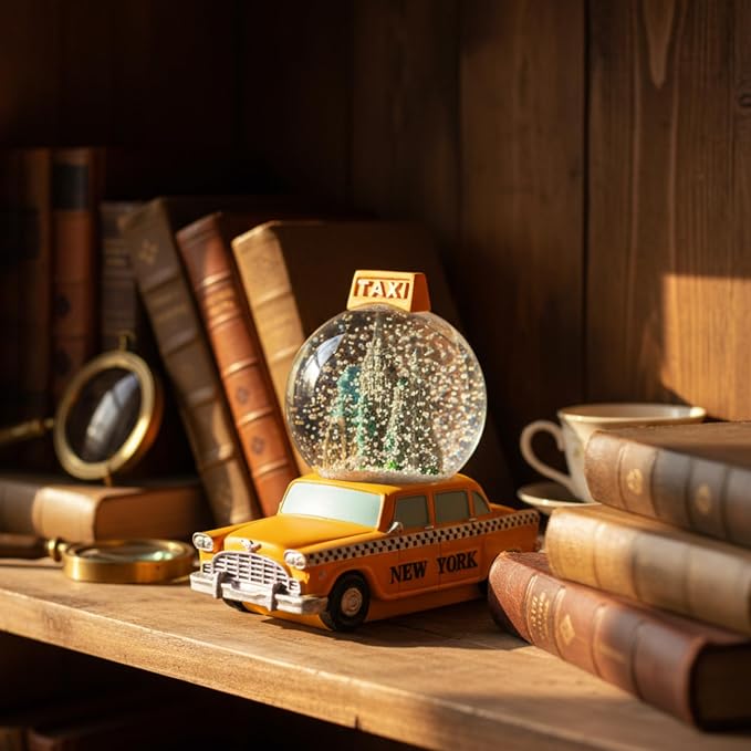 City-Souvenirs Mini NYC Taxi Snow Globe PI26 - Image 2