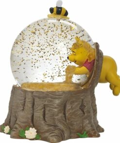 Alternative view of Pooh Bear Musical Snow Globe PI28