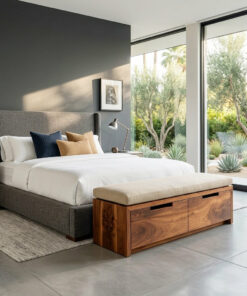 Minimalist Storage Bench Functional Design For Entryway