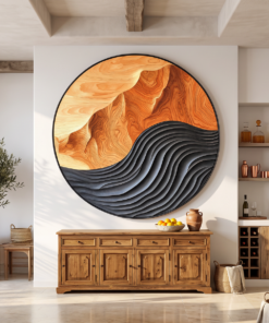 Mid Century Large Sculpture Wall For Entryway Inspiration