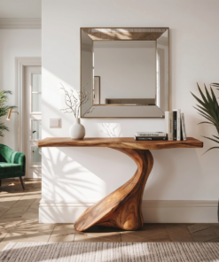 Rustic Chic Console Table Entryway Design