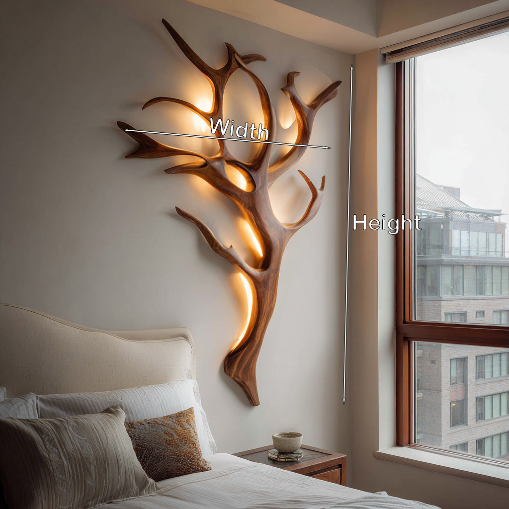 Handcrafted Branch Wall Lamp For Wall Decor - Image 8
