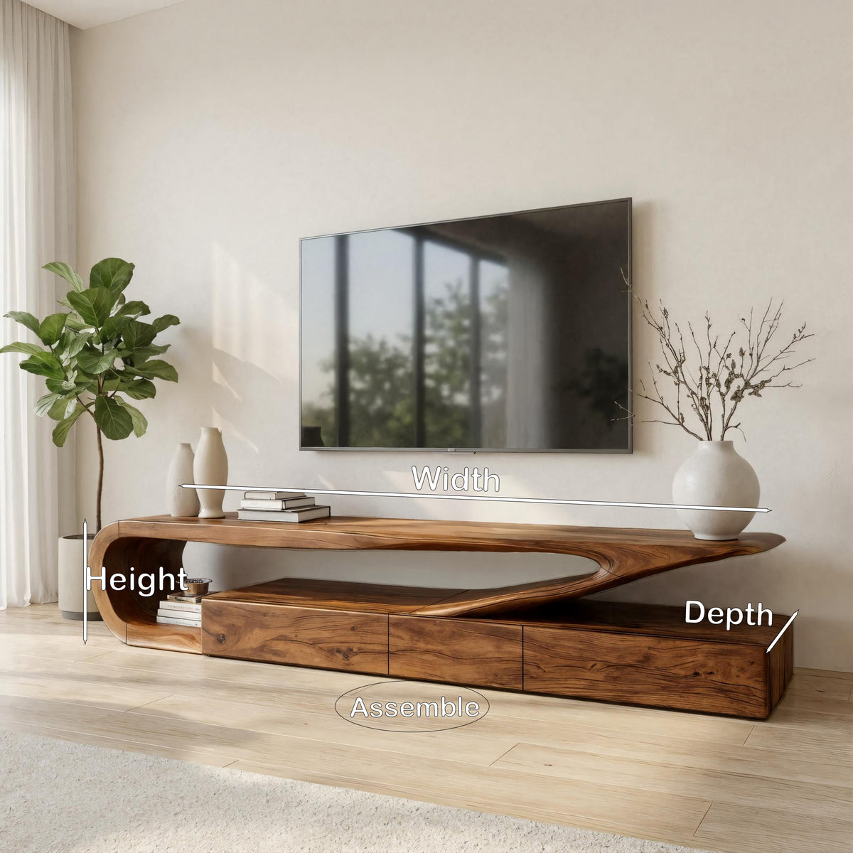 Minimalist TV Console For Living Room - Image 8