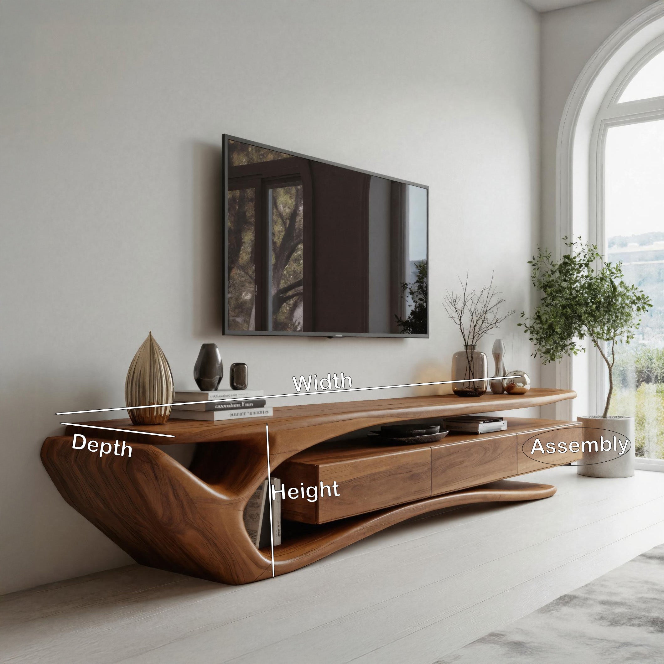 Contemporary TV Stand For Living Room - Image 8