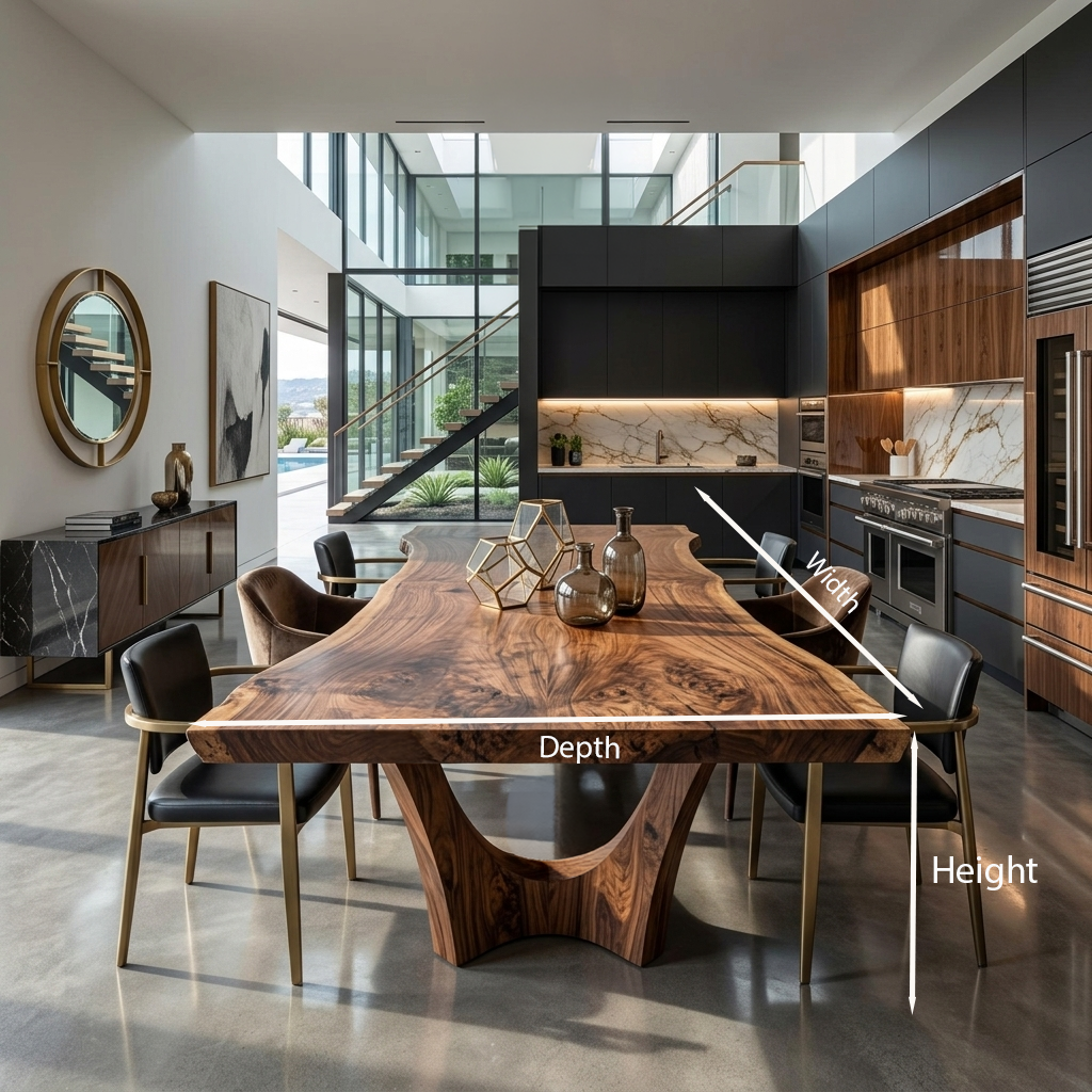 Contemporary Dining Table For Spacious Open-Plan Living Areas - Image 8