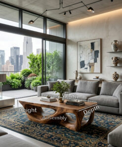 Alternative view of Minimal Coffee Table For Living Room Interiors