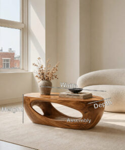 Alternative view of Mid Century Sculptural Coffee Table For Living Room