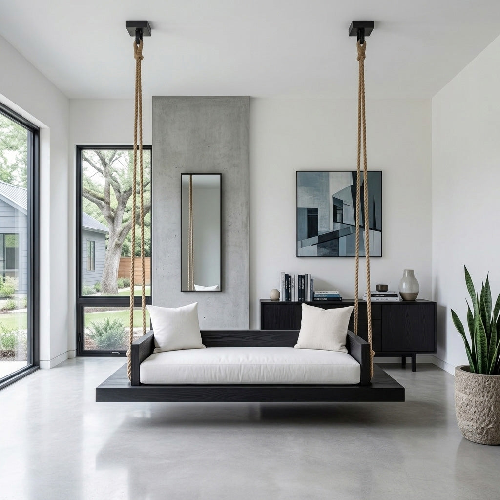 Modern Hanging Ceiling Swing For Living Room Or Studio - Image 4