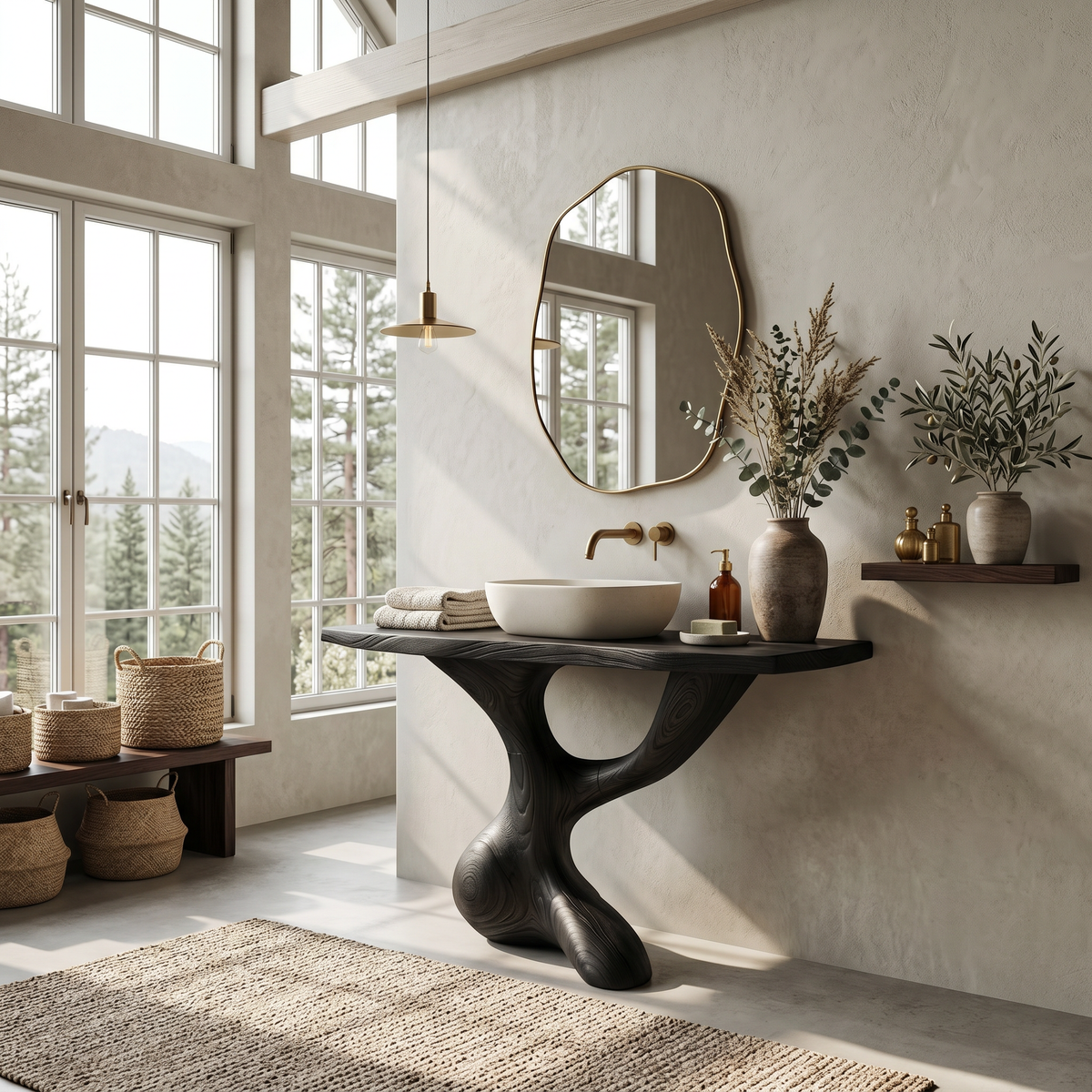 Handcrafted Solid Vanity For Timeless Bathroom Use - Image 4
