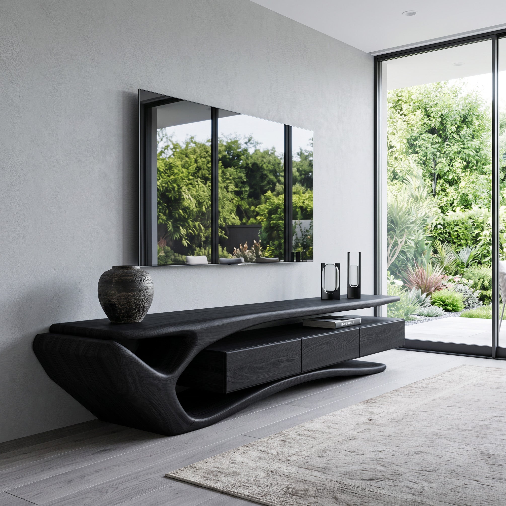 Contemporary TV Stand For Living Room - Image 4