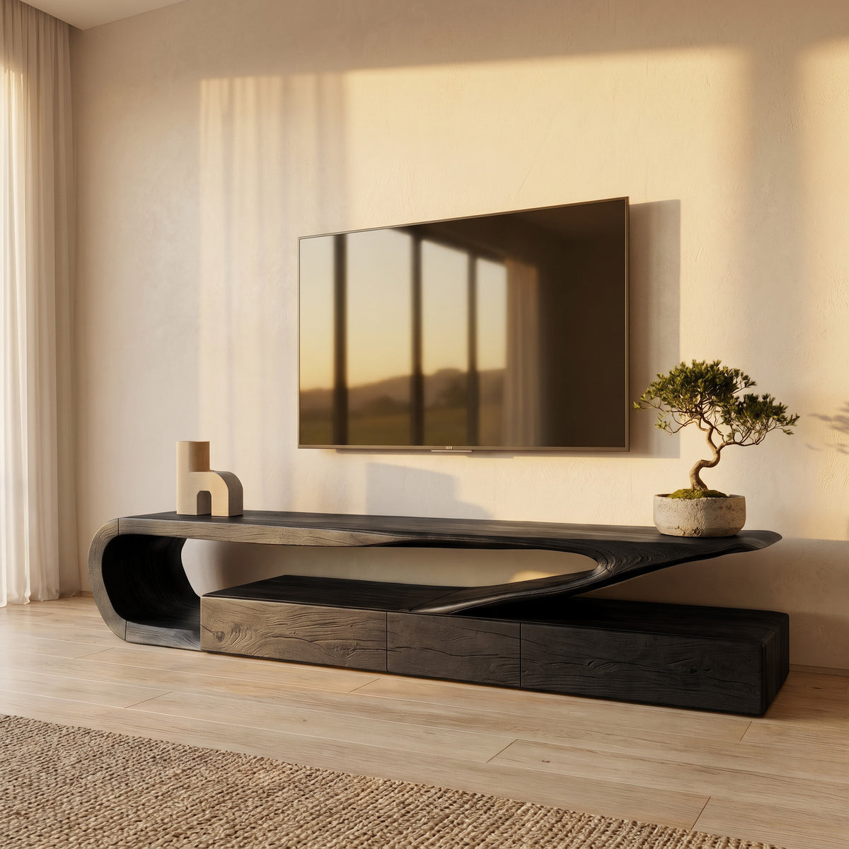 Minimalist TV Console For Living Room - Image 4