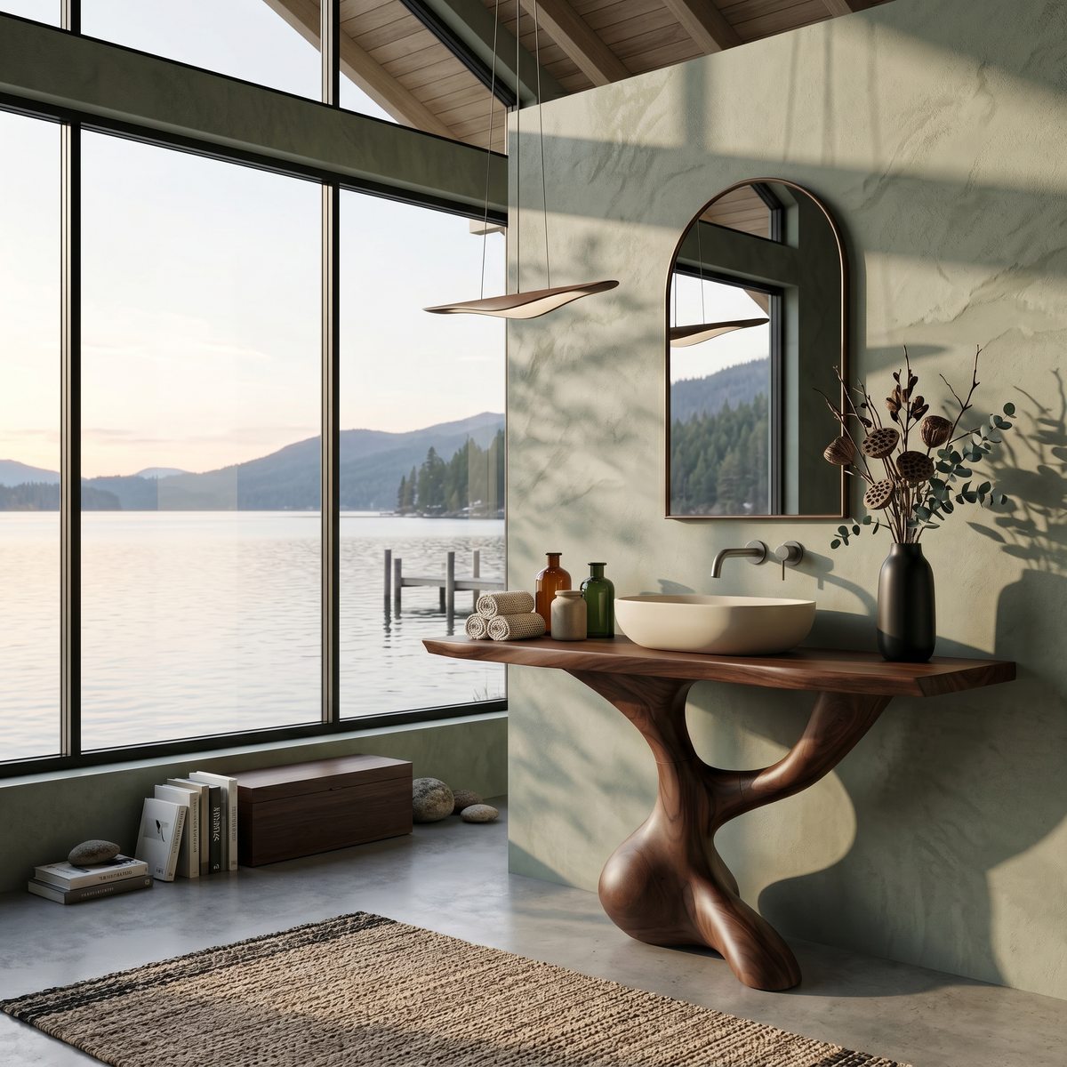 Handcrafted Solid Vanity For Timeless Bathroom Use - Image 7