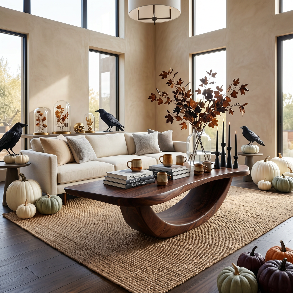 Farmhouse Wooden Live Edge Coffee Table Livingroom Decor Haunted Look - Image 7