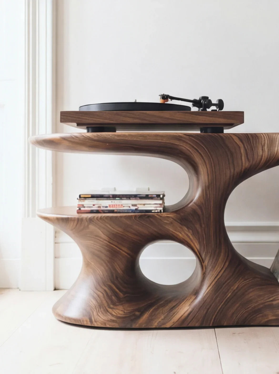 Solid Wood Turntable Stand - Image 6