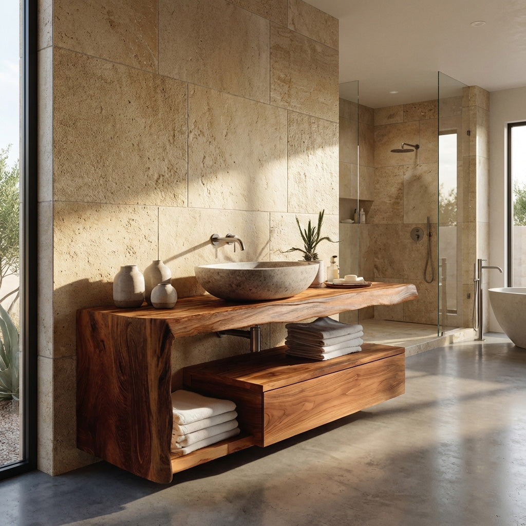 Modern Floating Bathroom Vanity For Spa - Image 3