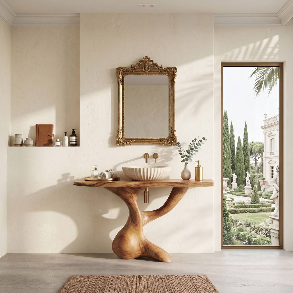 Handcrafted Solid Vanity For Timeless Bathroom Use - Image 6