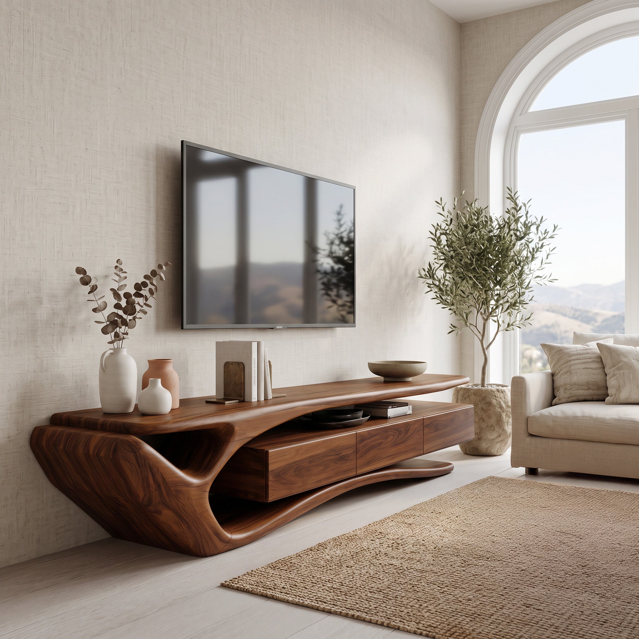Contemporary TV Stand For Living Room - Image 6