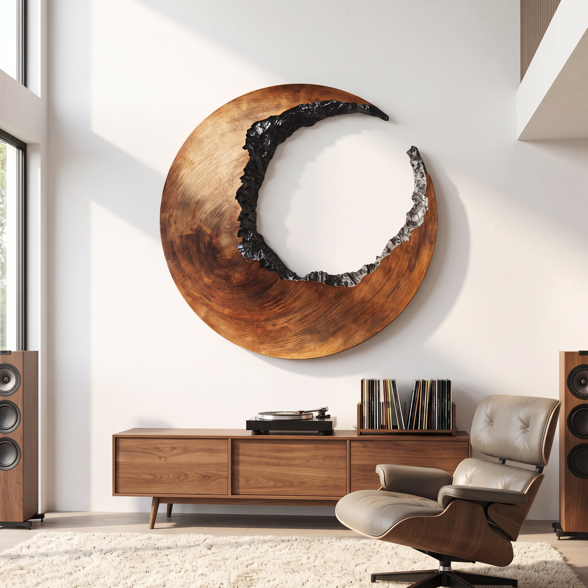 Mid Century 3D Wood Wall Art For Furniture Home Makeover - Image 5
