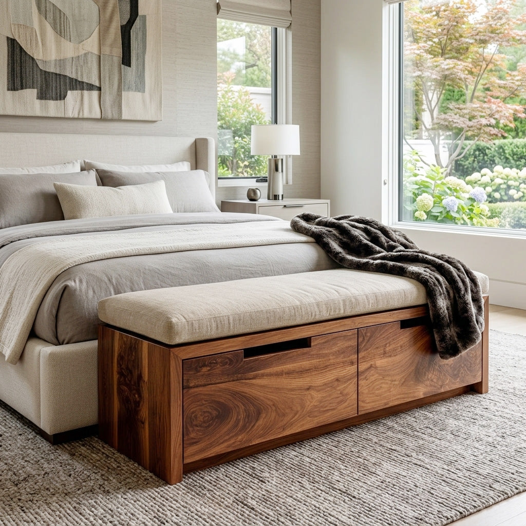 Minimalist Storage Bench Functional Design For Entryway - Image 6