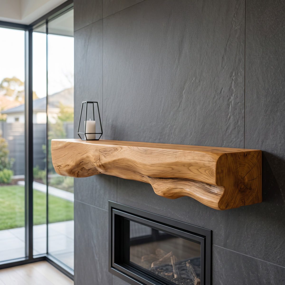 Natural Mantel Shelf For Fireplace Or Entryway - Image 4