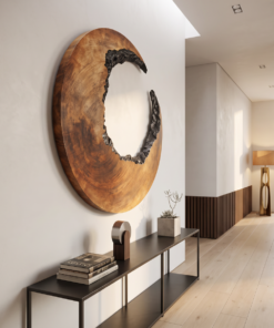 Alternative view of Mid Century 3D Wood Wall Art For Furniture Home Makeover