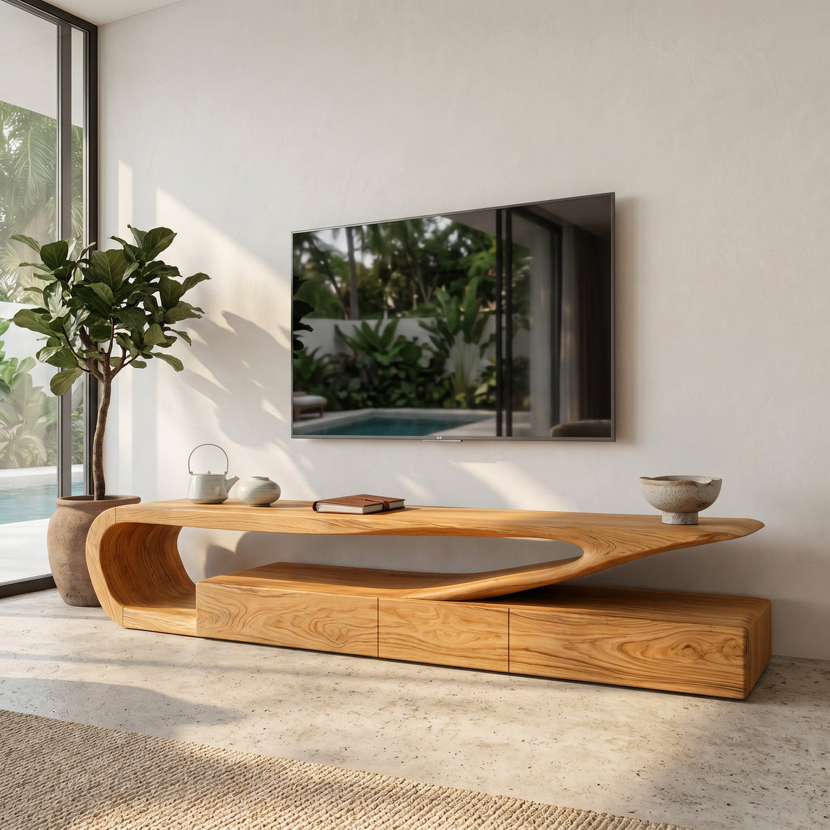 Minimalist TV Console For Living Room - Image 5