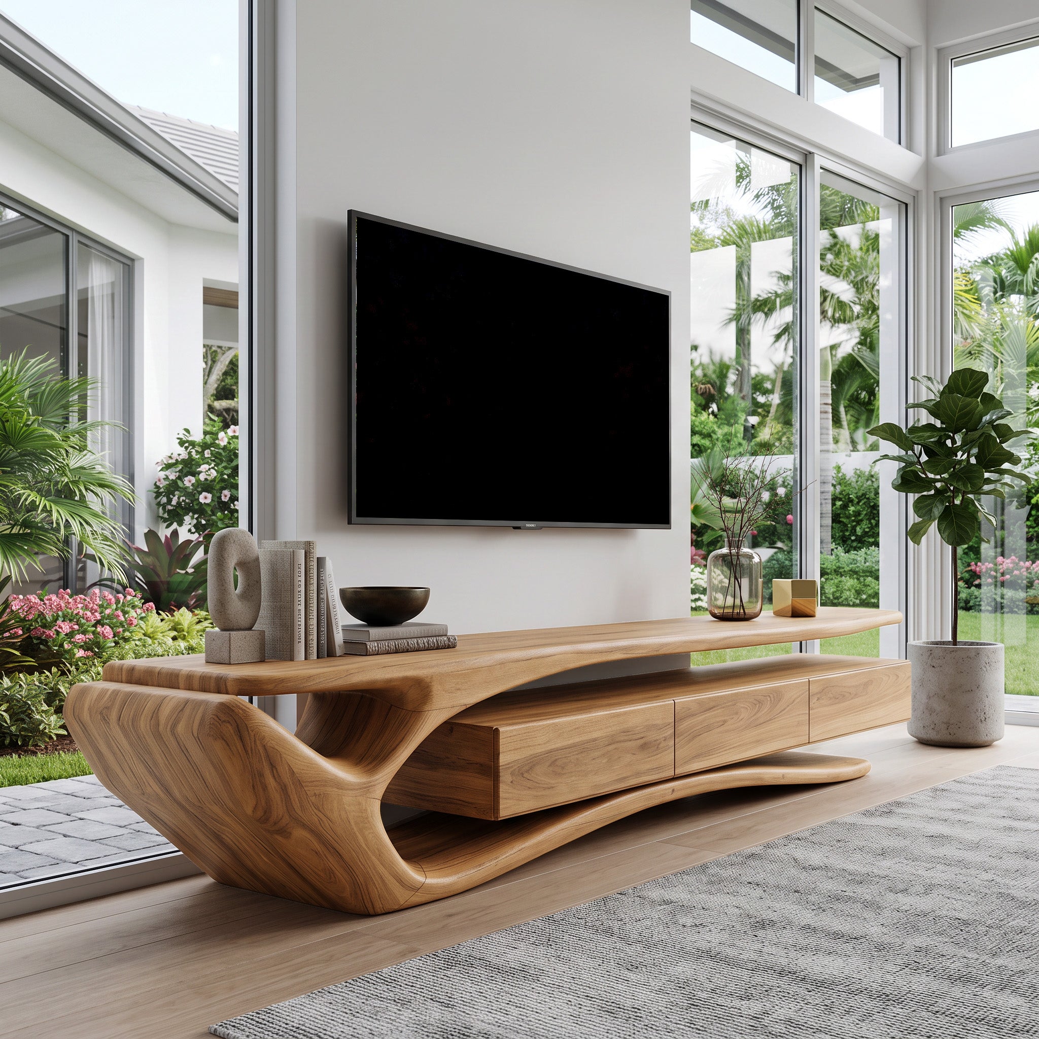 Contemporary TV Stand For Living Room - Image 5