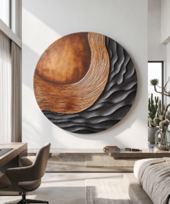 Alternative view of Farmhouse 3D Wood Wall Art For Bedroom Rustic Ambience
