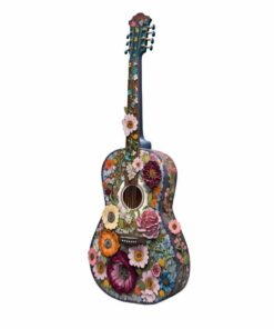 Guitar Wooden Jigsaw Puzzle – Unique Shaped Pieces for Adults
