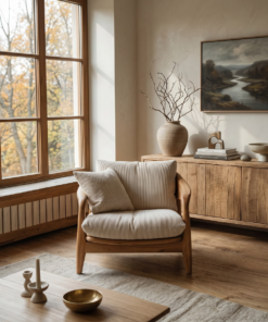 Alternative view of Modern Handcrafted Armchair For Living Room Or Reading Corner