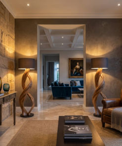 Alternative view of Artistic Twisted Floor Lamp For Living Room