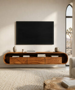 Alternative view of Organic Modern Floating TV Console For Living Room
