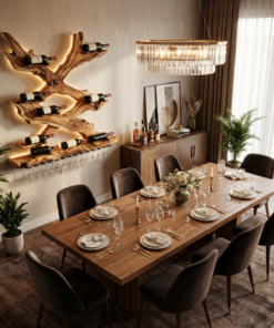 Alternative view of Mid Century Wine Rack For Living Room Bottle Display