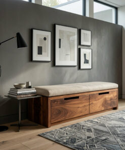 Alternative view of Minimalist Storage Bench Functional Design For Entryway