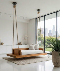 Alternative view of Modern Hanging Ceiling Swing For Living Room Or Studio