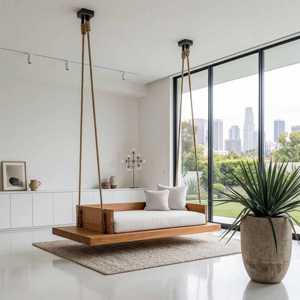 Modern Hanging Ceiling Swing For Living Room Or Studio - Image 2