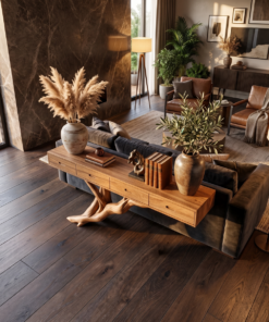 Alternative view of Mid Century Wooden Console Table For Living Room Contemporary Accent